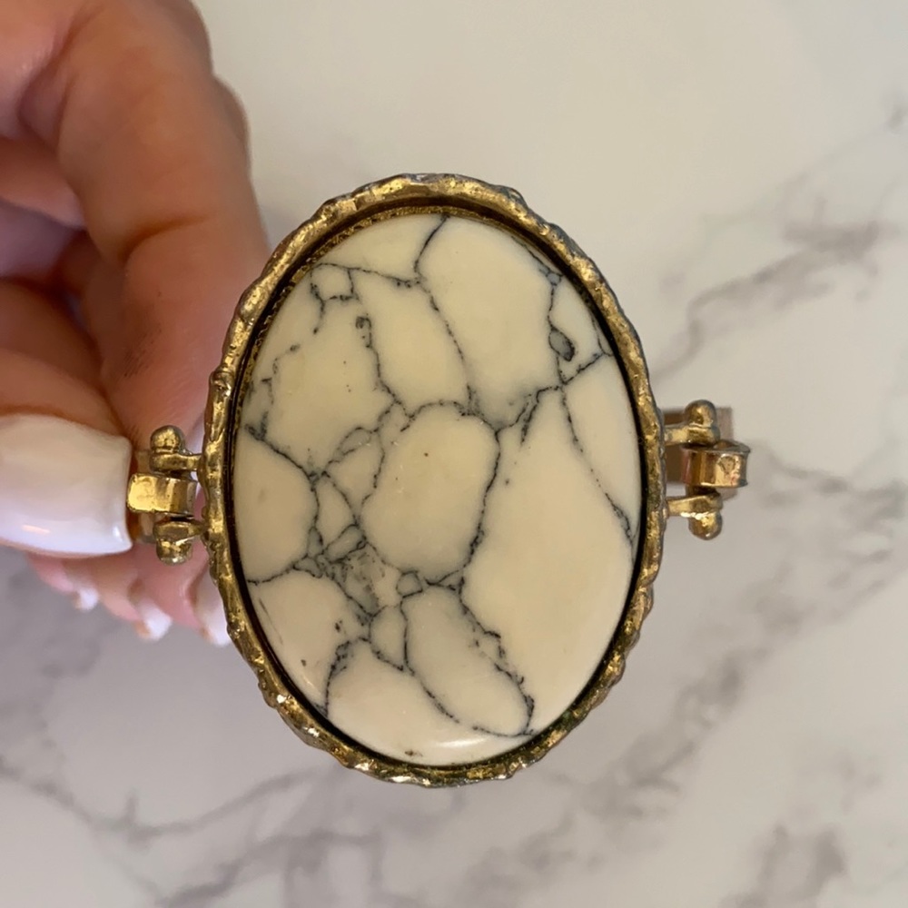 Vintage large stone bracelet